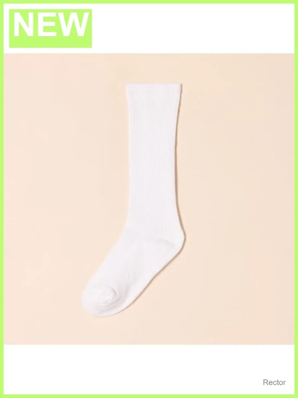 Kids Cotton Ribbed Knee High Socks 6 Pair Pack Casual Dress